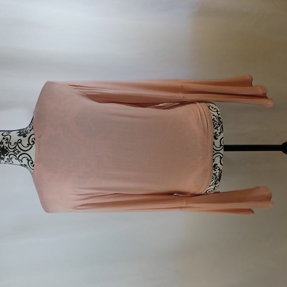 American Rag Juniors' Tie-Front Bell-Sleeve Crop Top - Picture 6 of 6